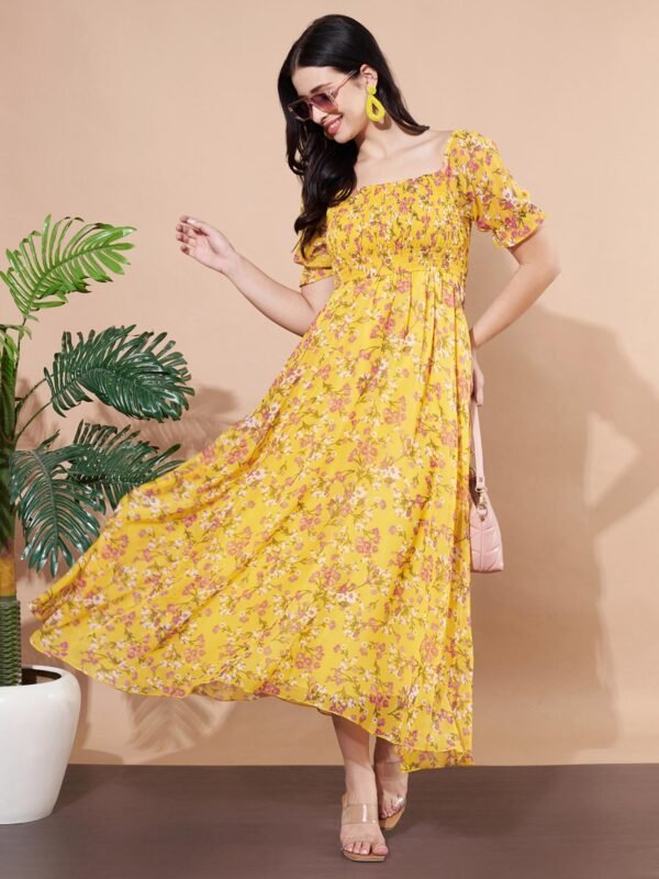 Fit and Flare Midi Dress